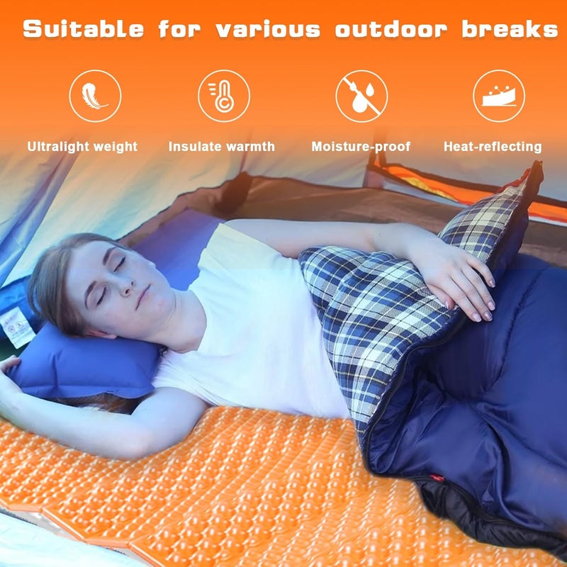 TIYURENER Closed Cell Foam Sleeping Pad,Folding Sleeping Pad Backpacking,Moisture-Proof Foldable Sleeping Pad, Lightweight,Sleeping Mat for Camping Hiking Backpacking Car Camping Mats - Image 4